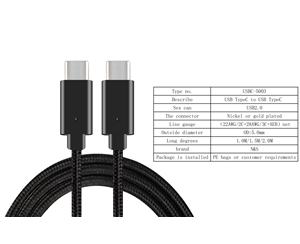 Type C data cable